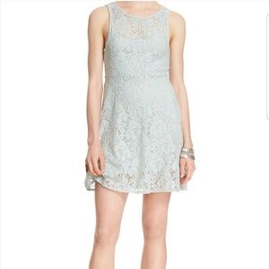 Free People Floral Fit & Flare Lace Dress